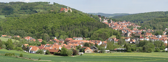 panorama of Eldersdorf, Germany by Ignmar Runge